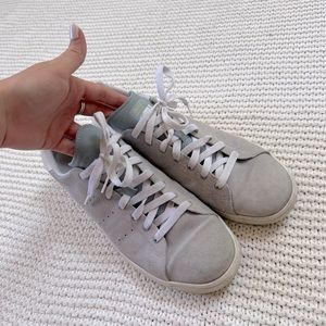 RARE Limited Edition Adidas Stan Smith Grey Canvas Sneakers
